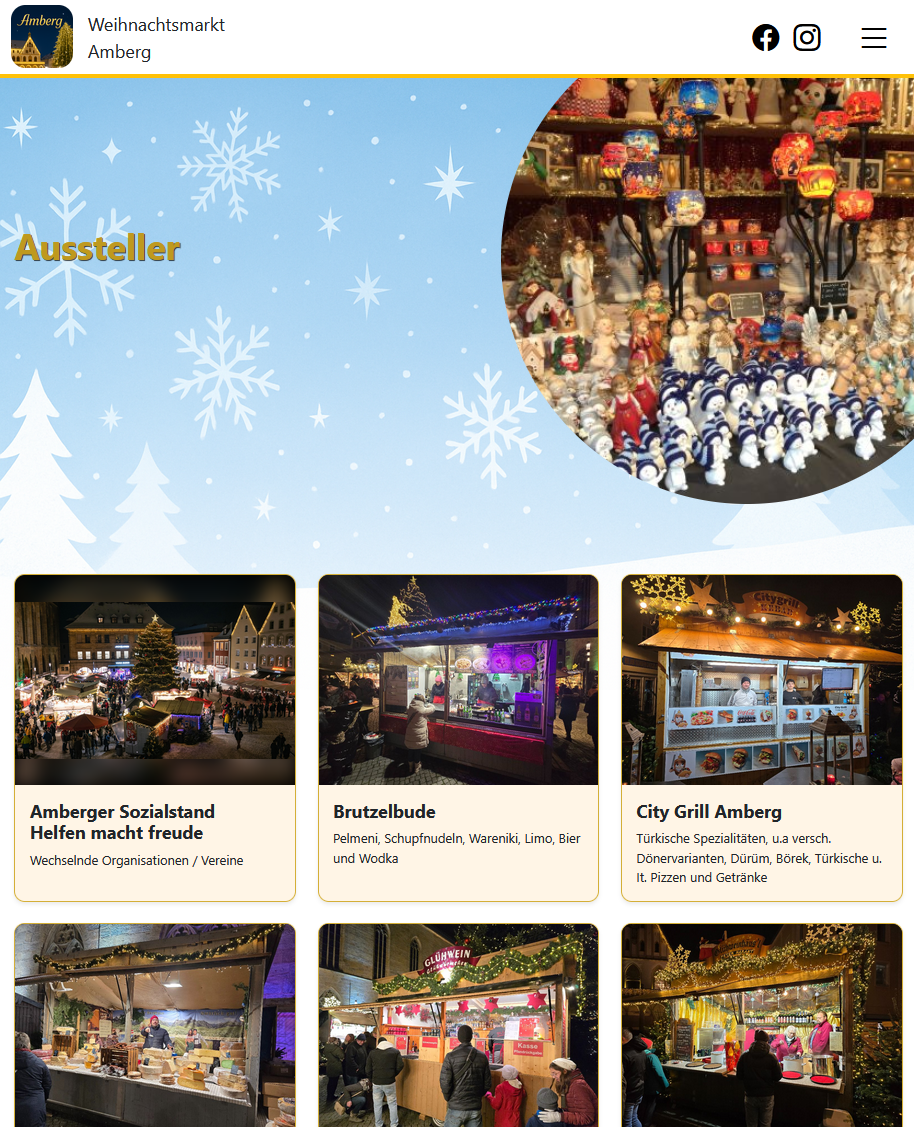 Amberger Weihnachtsmarkt Vorschau